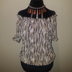 Sleek...Sheer...Sophisticated Worthington blouse